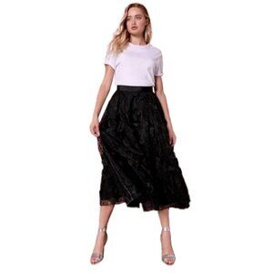 🔥 🆕 TED BAKER Black Ankle Length Full
Skirt Lovella size 2